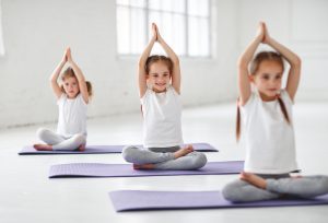 Children Doing Yoga